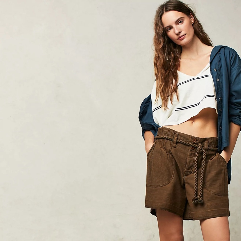 Free People X We The Free Care FP Jaydon Stripe Tee Shirt Top New - Picture 6 of 9